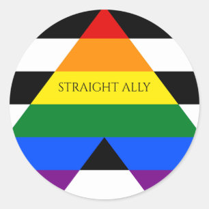 Sticker Rond Fierté de l'Ally droit
