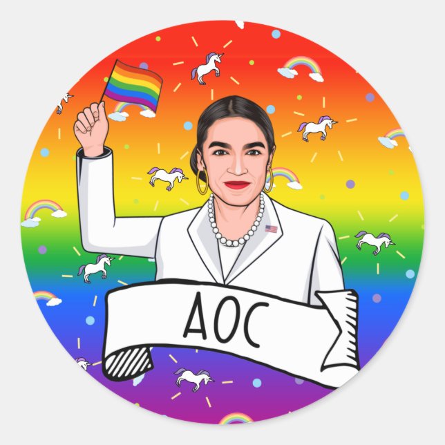 Sticker Rond Fierté de l'AOC (Devant)