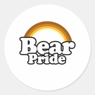 Sticker Rond Fierté de l'ours