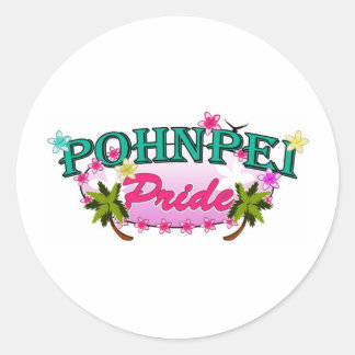Sticker Rond Fierté de Pohnpei