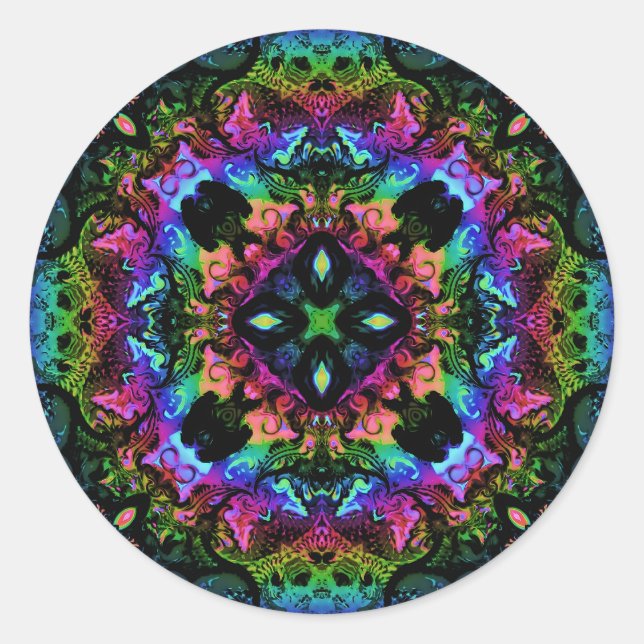 Sticker Rond Fierté des crickets (Devant)