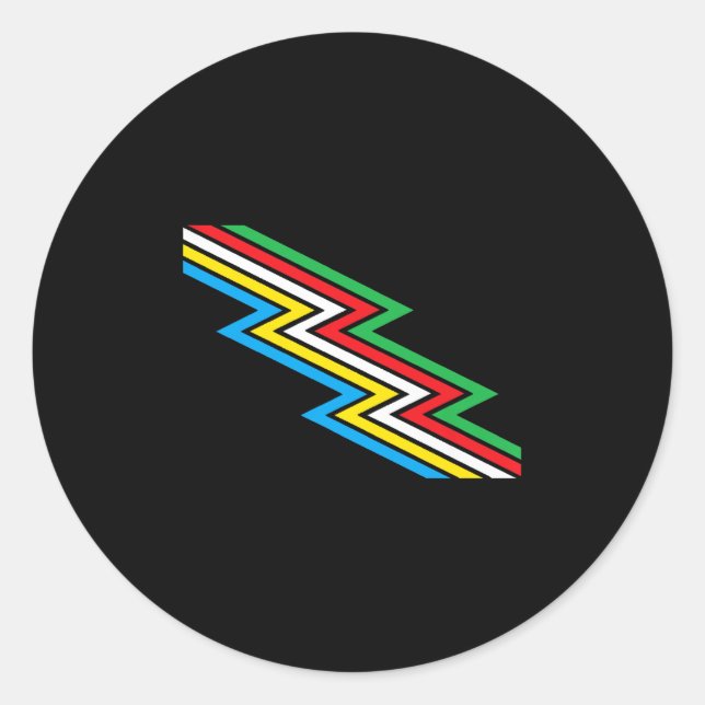 Sticker Rond Fierté d'invalidité Mois Sensibilisation Handicap  (Devant)