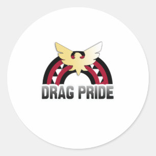 Sticker Rond Fierté du Drag