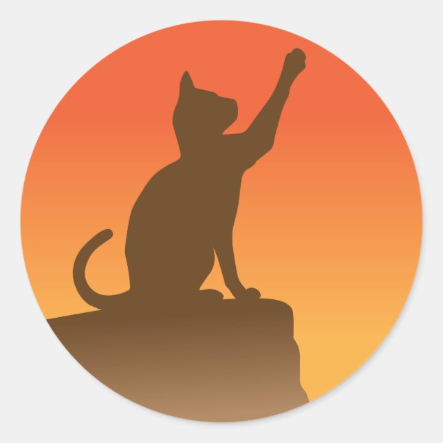 Sticker Rond Fierté du tonnerre (Devant)