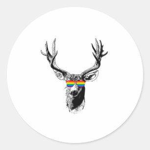 STICKER ROND FIERTÉ GAI