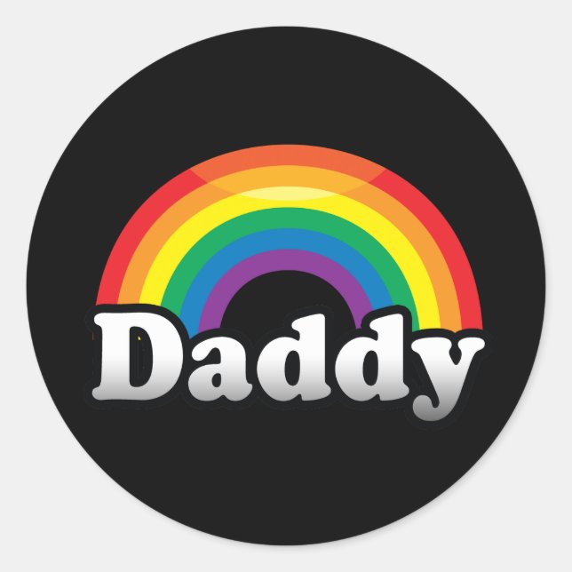 STICKER ROND FIERTE PAPA (Devant)