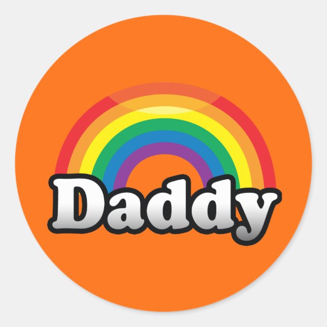 STICKER ROND FIERTE PAPA (Devant)