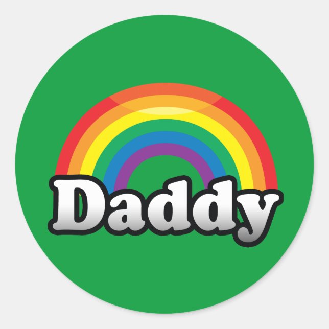 STICKER ROND FIERTE PAPA (Devant)