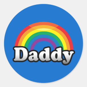 STICKER ROND FIERTE PAPA