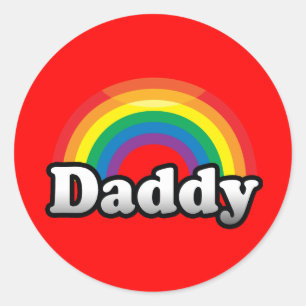 STICKER ROND FIERTE PAPA