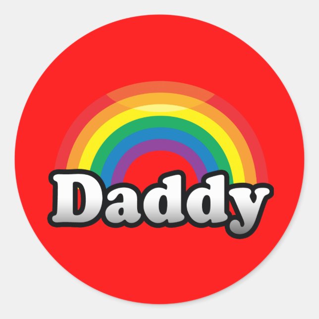 STICKER ROND FIERTE PAPA (Devant)