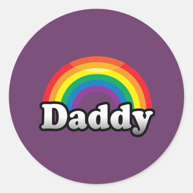 STICKER ROND FIERTE PAPA (Devant)