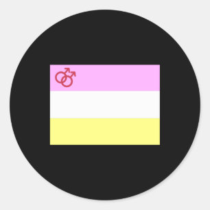 Sticker Rond Fierté Twink