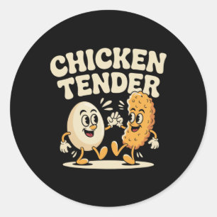 Sticker Rond Fife Life Poulet Tendre Œuf Élevage De Poules Ferm
