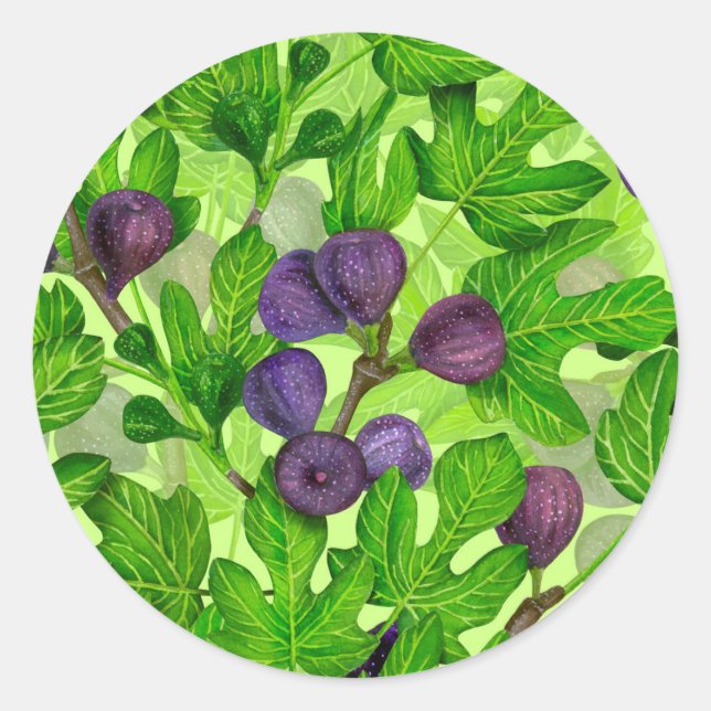 Sticker Rond Figes 2 (Devant)