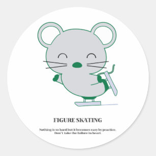 Sticker Rond Figure