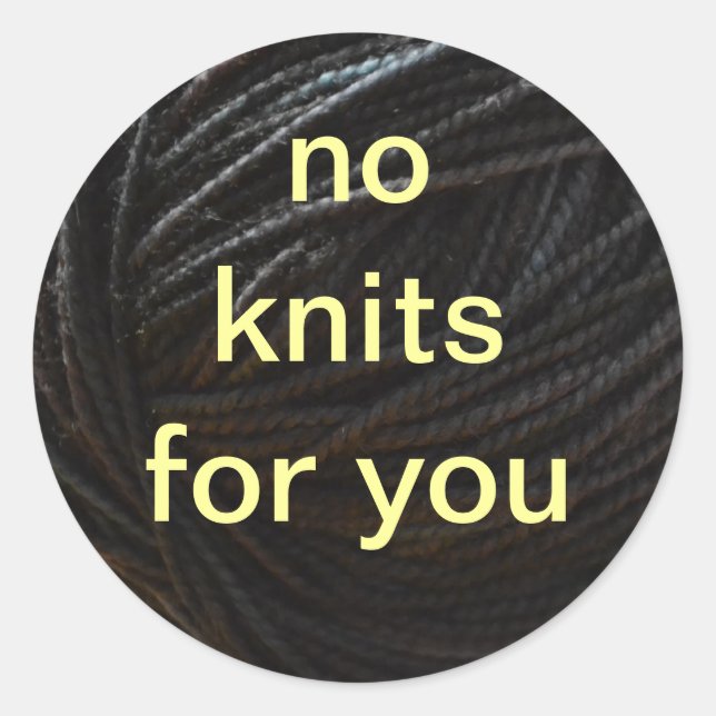 Sticker Rond Fil noir (Devant)