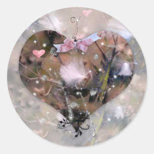 Sticker Rond Fille !