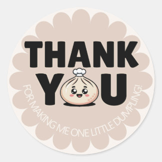 Sticker Rond Fille Petit Pâté 1er Anniversaire