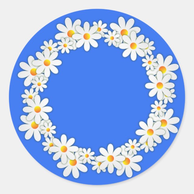 Sticker Rond Fille Scout Daisy (Devant)