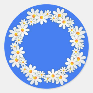 Sticker Rond Fille Scout Daisy