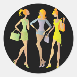 Sticker Rond filles