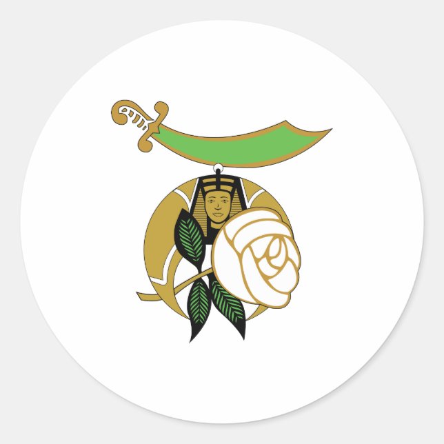 Sticker Rond Filles Du Nil (Devant)