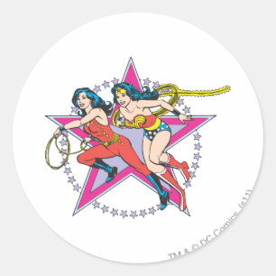 Sticker Rond Filles Merveilleuses