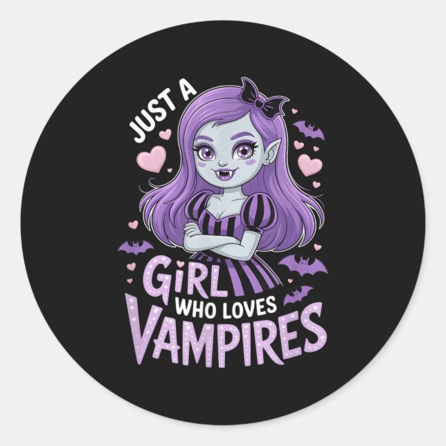 Sticker Rond Filles Vamre (Devant)
