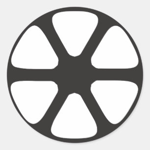 Sticker Rond Film Reel