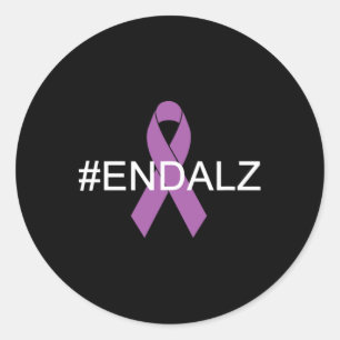 Sticker Rond Fin Heimer #endheimer Heimerheimer Sensibilisation