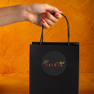 Sticker Rond Finale Fiesta soirée mexicaine de bachelorette