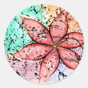 Sticker Rond finalflower