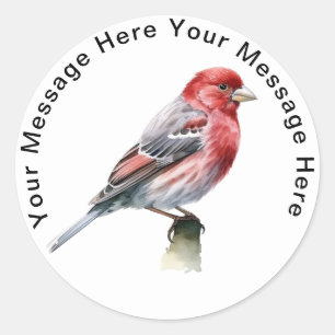Sticker Rond Finch Maison