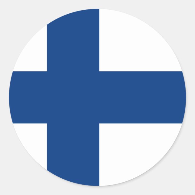 Sticker Rond finlande (Devant)