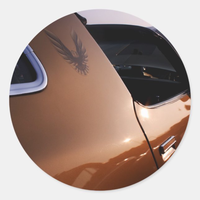 Sticker Rond Firebird Gold (Devant)