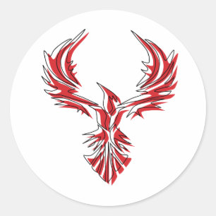 Sticker Rond Firebird - Phoenix