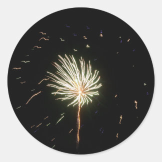 Sticker Rond Fireworks 1