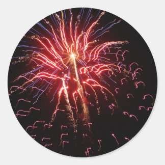 Sticker Rond Fireworks 2