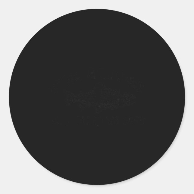 Sticker Rond Fish Around Find Trout, Funny Fisherman Fishing Jo (Devant)