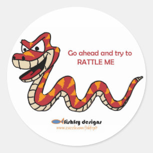Sticker Rond Fishfry Designs Sautocollants de crotale