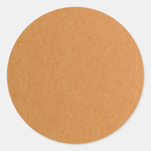 Sticker Rond Fissures en pierre d'abricot