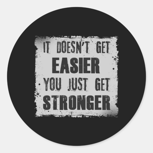 Sticker Rond Fitness Exercice Salle De Sport Entraînement Sport (Devant)