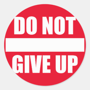 Sticker Rond Fitness Gym Motivation - Ne Pas Abandonner