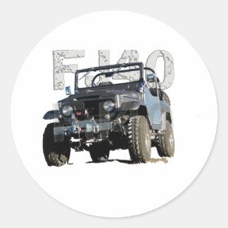 Sticker Rond FJ40 Landcruiser Apparel