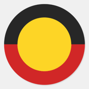 Sticker Rond Flag d'Australie
