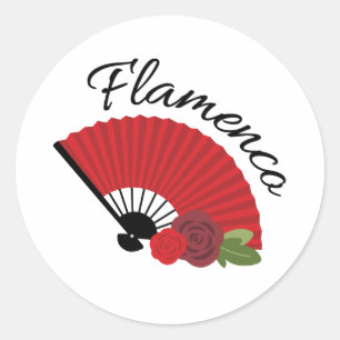 Sticker Rond Flamenco