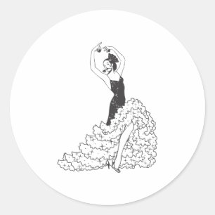Sticker Rond Flamenco_.ai
