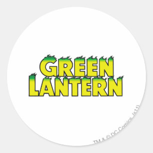 Sticker Rond Flammes du logo jaune