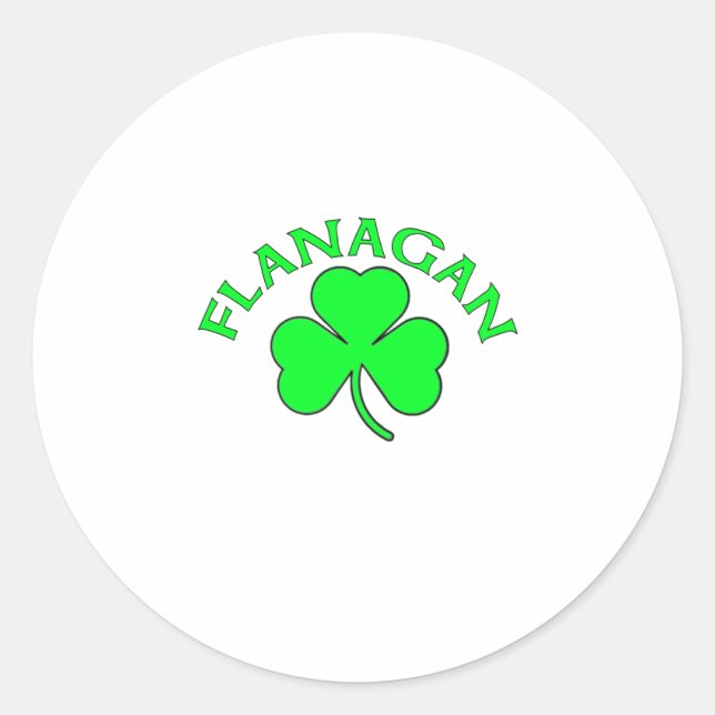 Sticker Rond Flanagan (Devant)